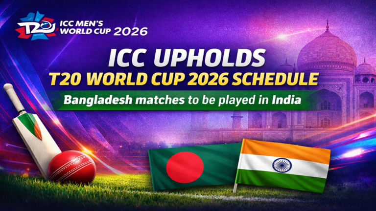 ICC Confirms T20 World Cup 2026 Schedule
