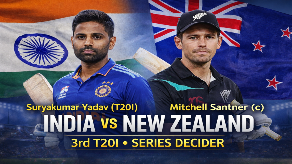 India vs New Zealand 3rd T20