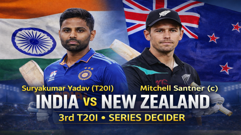India vs New Zealand 3rd T20