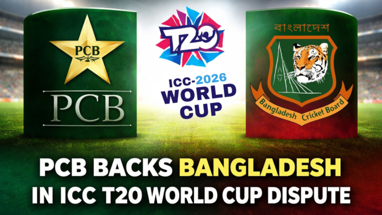 PCB Backs Bangladesh in ICC T20 World Cup Dispute