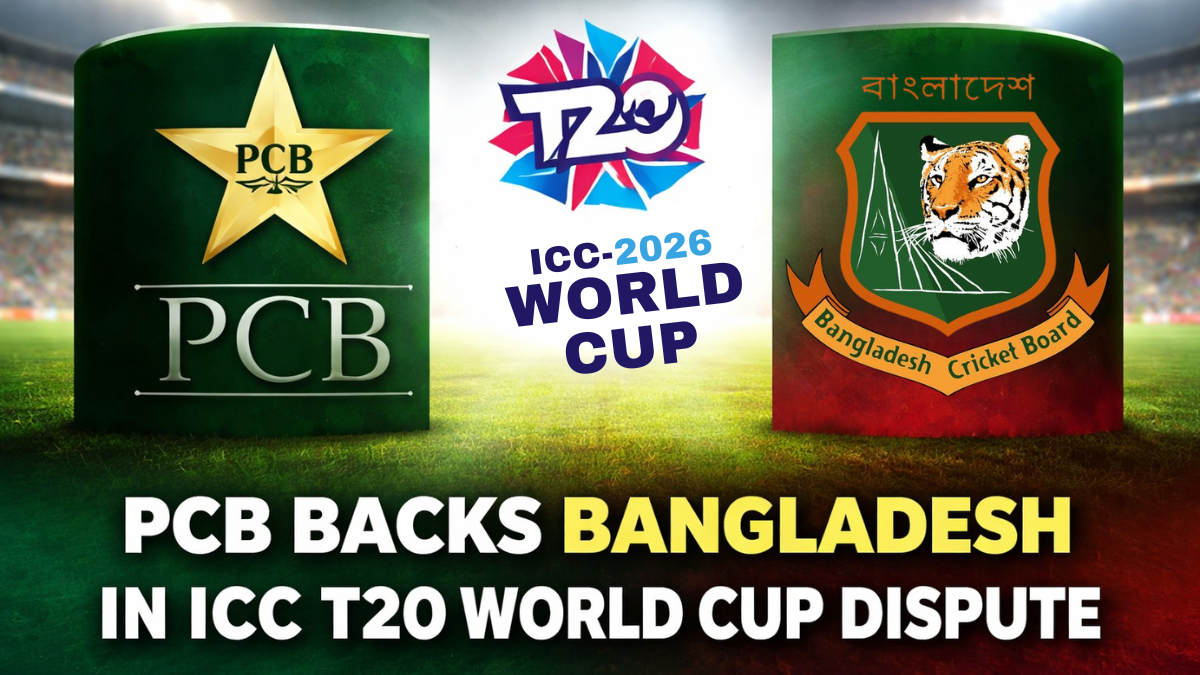 PCB Backs Bangladesh in ICC T20 World Cup Dispute