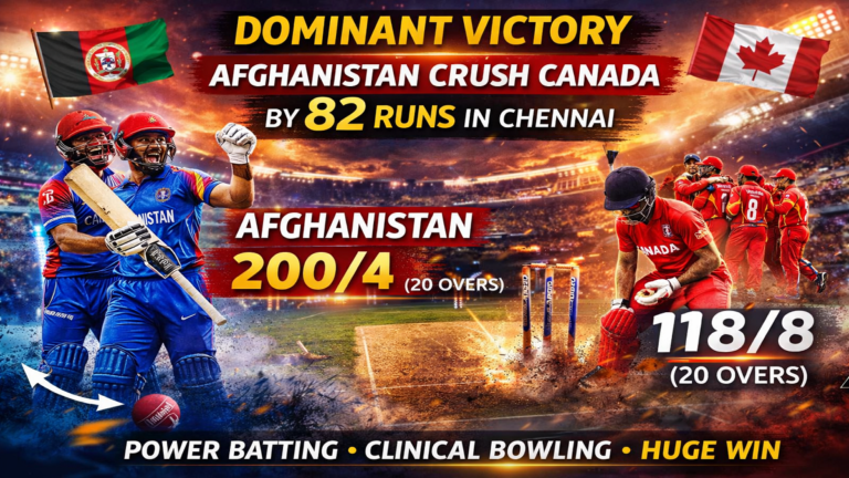 Afghanistan vs Canada