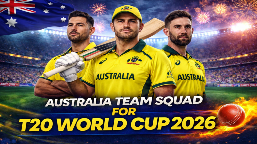 Australia Team Squad for T20 World Cup 2026