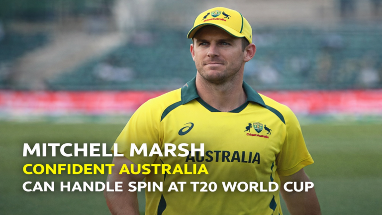 Marsh Confident Australia Can Beat Spin at T20 World Cup