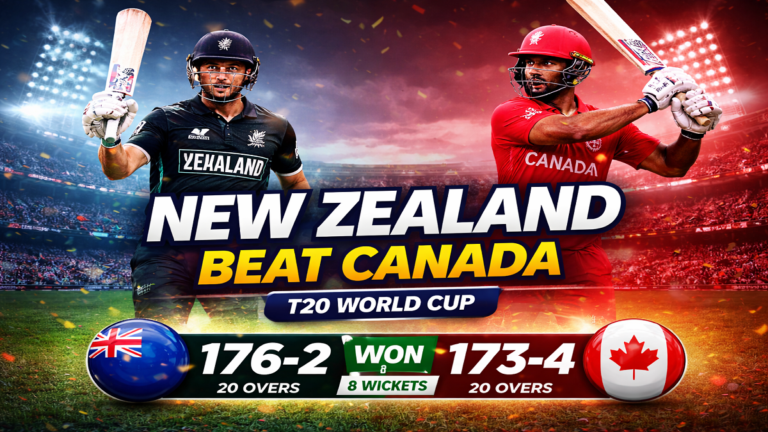New Zealand Beat Canada