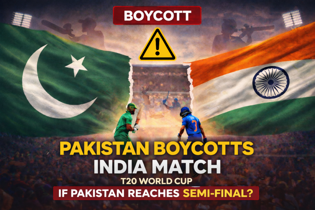 Pakistan Boycott India Match