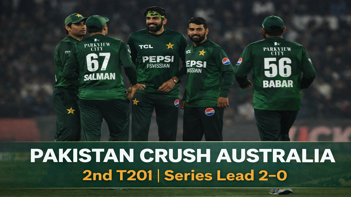 Pakistan Crush Australia in 2nd T20I