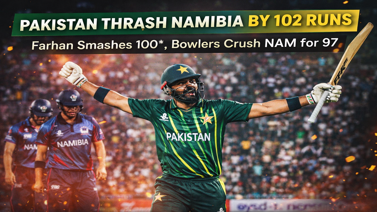 Pakistan Thrash Namibia