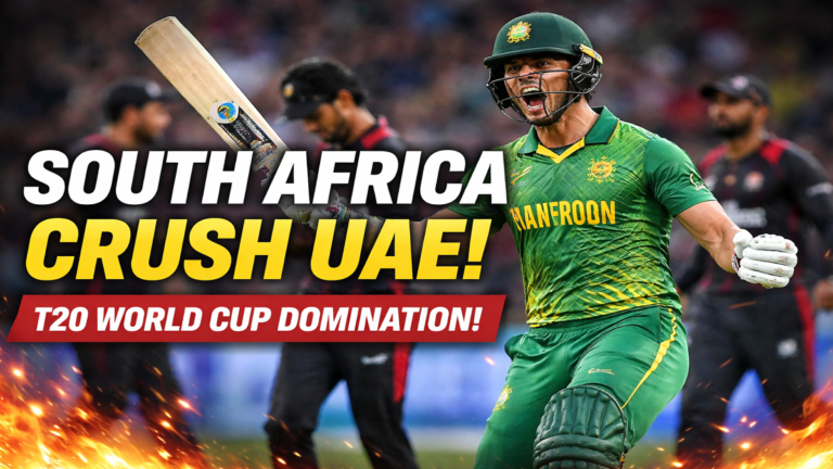 South Africa Crush UAE