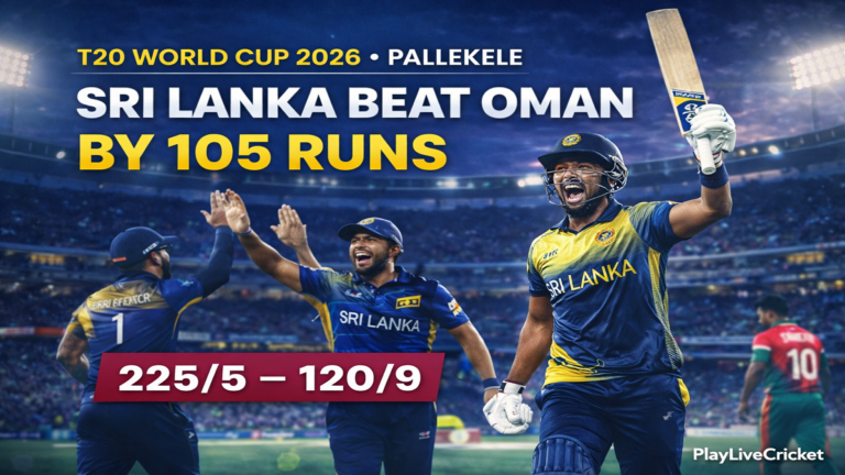 Sri Lanka Beat Oman
