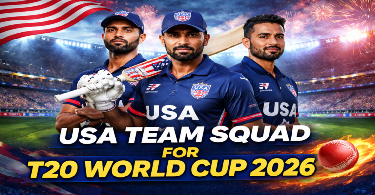 USA Team Squad for T20 World Cup 2026