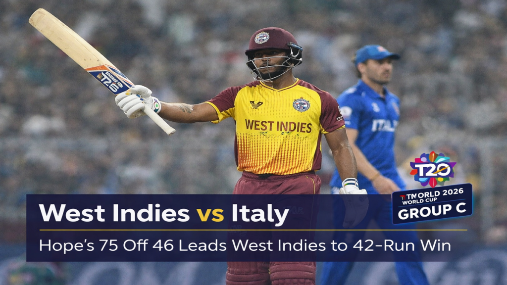West Indies vs Italy