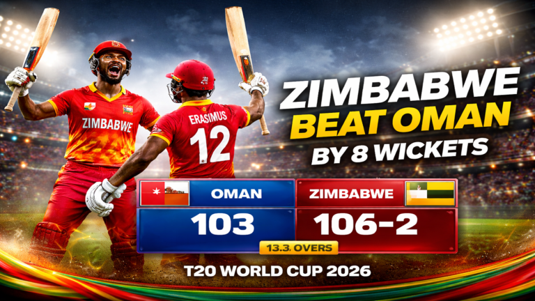 Zimbabwe Beat Oman