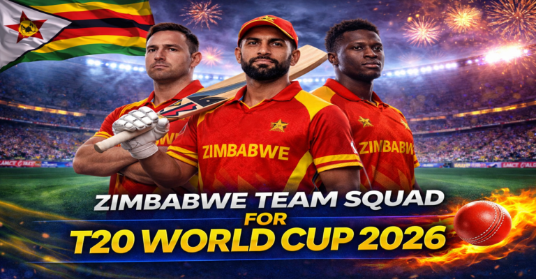 Zimbabwe Team Squad for T20 World Cup 2026