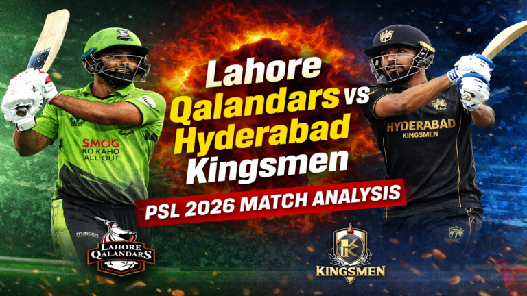 Lahore Qalandars vs Hyderabad Kingsmen