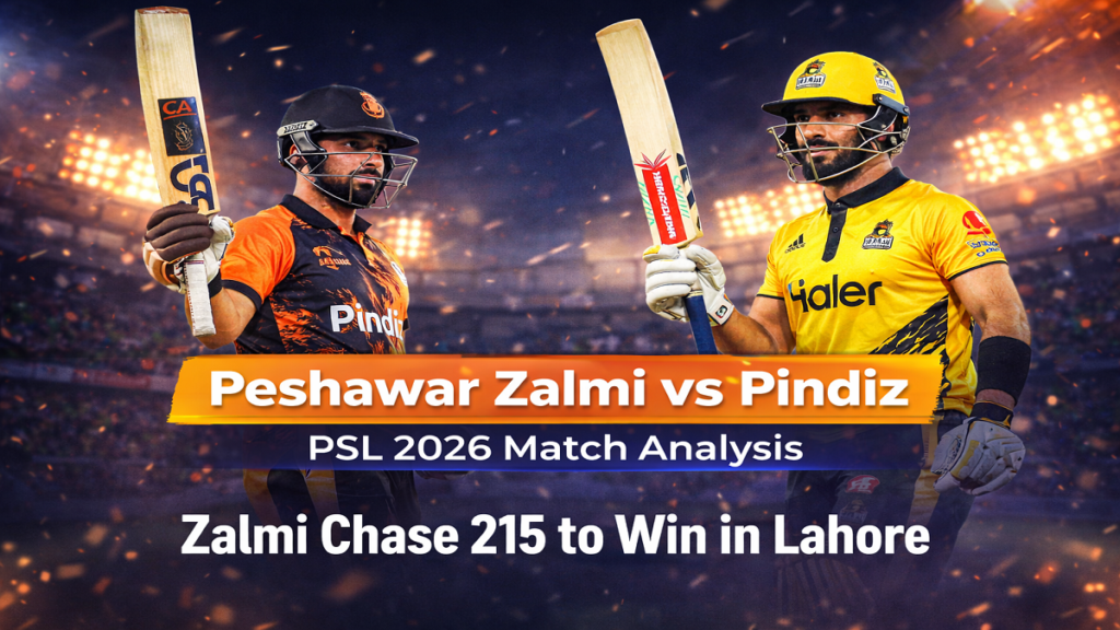 Peshawar Zalmi vs Pindiz