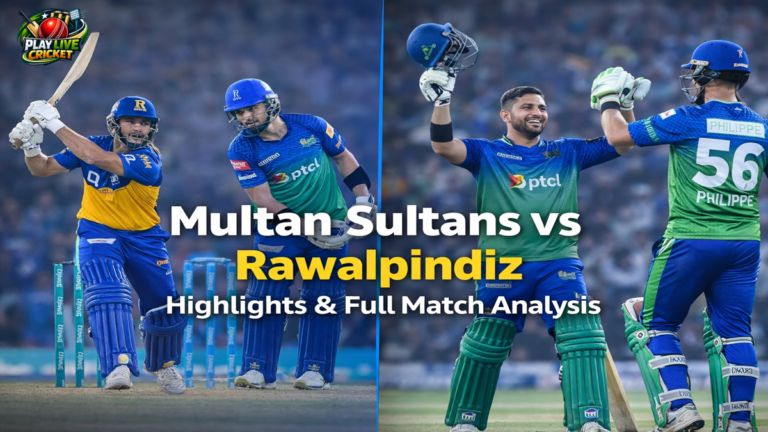Multan Sultans vs Pindiz Match Analysis