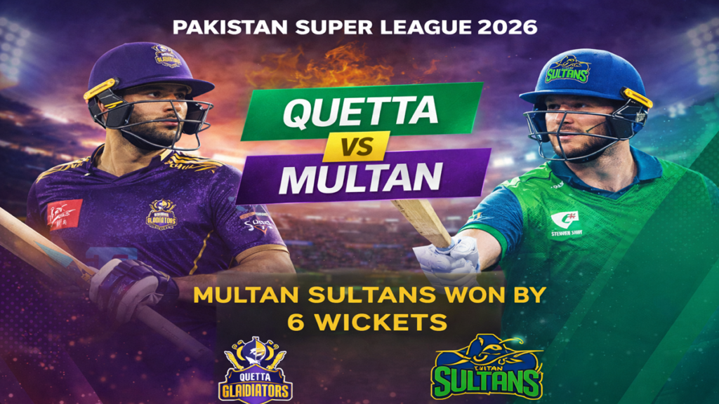 Quetta vs Multan