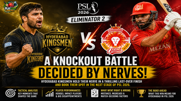 Hyderabad Kingsmen vs Islamabad United 