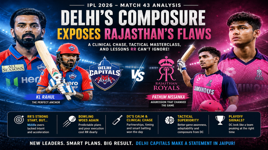 Rajasthan Royals vs Delhi Capitals