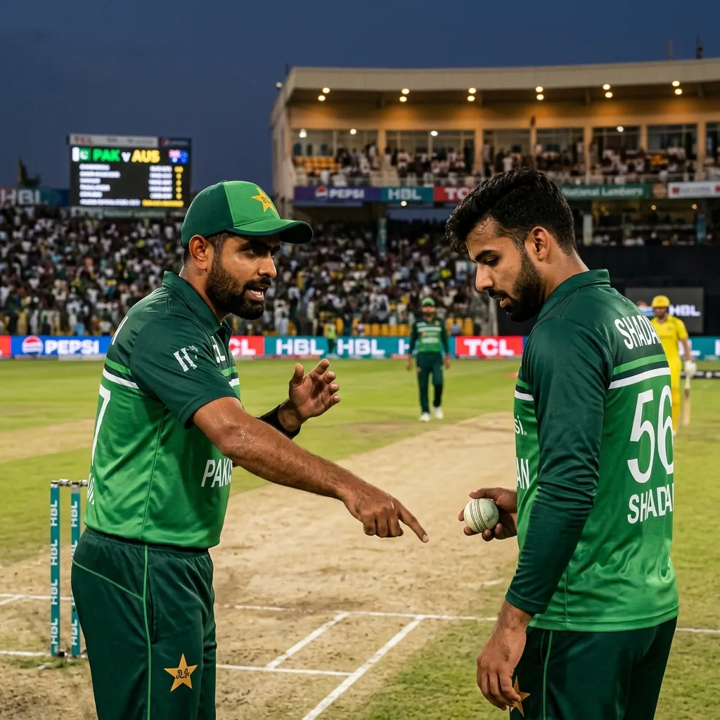 Spin bowling pair planning tactics during the middle overs of a T20 match